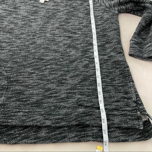 J.Crew Gray Turtleneck Tunic Heather Gray Sweater Sweatshirt Size S/M Pockets - Picture 9 of 10